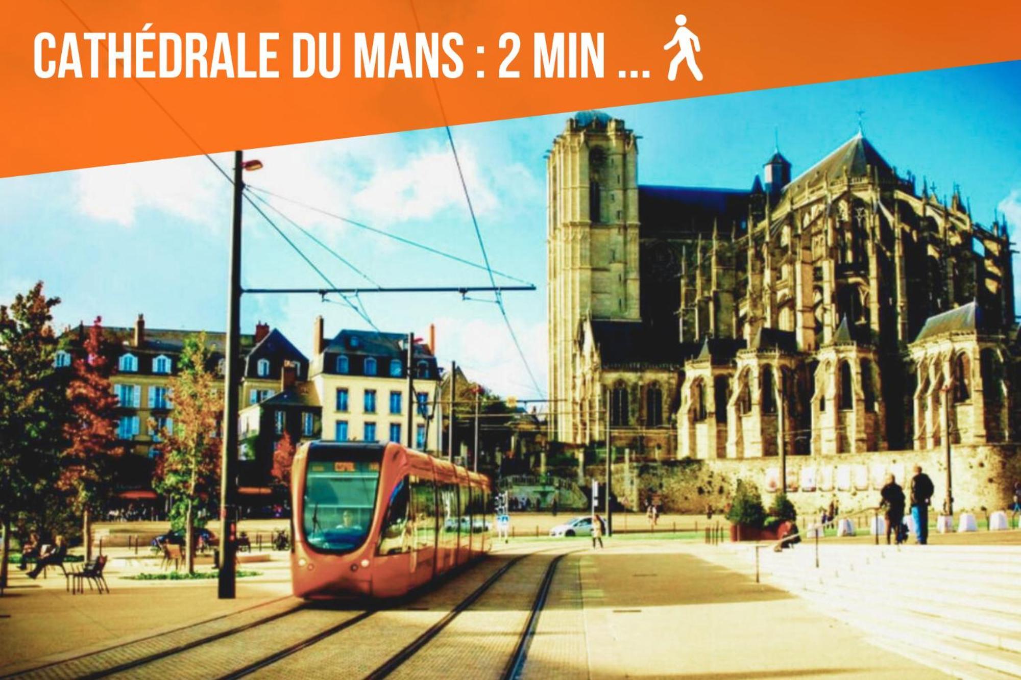 Le Mans City Sweet & Home - Climatise - Netflix - Wifi Fibre - Parking - Proche Circuit Des 24H & Centre-Ville - Accordhebergementconciergerie Exterior foto